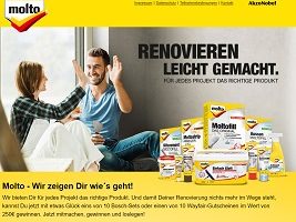 Bosch Akku Bohrschrauber Gewinnspiel, Molto Gewinnspiel