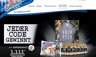 Zotarella Code eingeben, Gewinnspiel, Zotarella Gewinnspiel