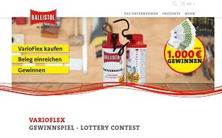 Ballistol Kassenbon Gewinnspiel, Ballistol Gewinnspiel