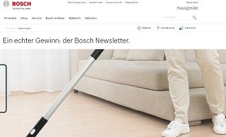 Bosch Staubsauger Gewinnspiel, Bosch Gewinnspiel