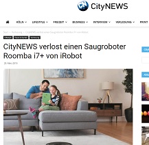 iRobot Saugroboter Gewinnspiel, Citynews Gewinnspiel