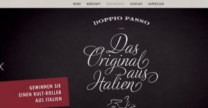 Vespa Motorroller Gewinnspiel, Doppio Passo Gewinnspiel