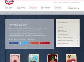 Dr. Oetker Gewinnspiel, Dr. Oetker Adventskalender