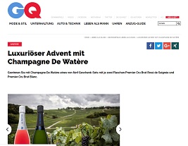 Champagne der Watère Gewinnspiel, GQ Gewinnspiel