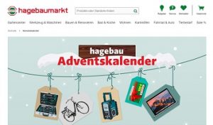 Hagebau Gewinnspiel, Hagebau Adventskalender