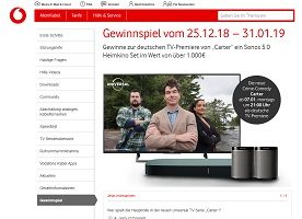 Sonos Heimkino-Set Gewinnspiel, Kabel Deutschland Gewinnspiel