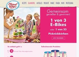 miracelwhip.de, Miracel Whip Gewinnspiel