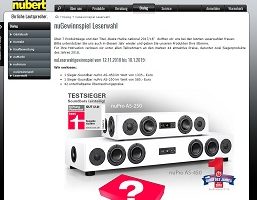 Nubert Lautsprecher Gewinnspiel, Nubert Gewinnspiel