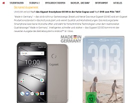 Gigaset Smartphone Gewinnspiel, Unicum Gewinnspiel