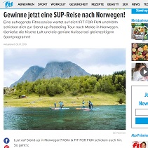 Norwegen Reise Gewinnspiel, fit For Fun Gewinnspiel