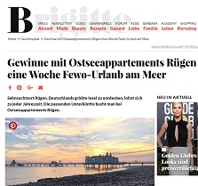 Rügen Urlaub Gewinnspiel, Brigitte Gewinnspiel