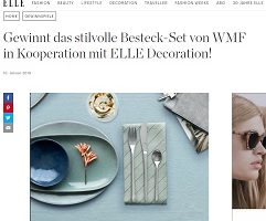 WMF Besteck Gewinnspiel, Elle Gewinnspiel