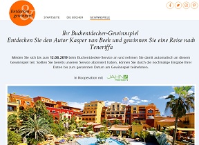 Teneriffa Reise Gewinnspiel, Goldmann Gewinnspiel