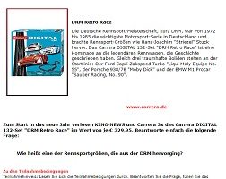 Carrera Bahn Gewinnspiel, KinoNews Gewinnspiel