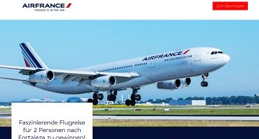 Brasilien Flug Gewinnspiel, Air France Gewinnspiel
