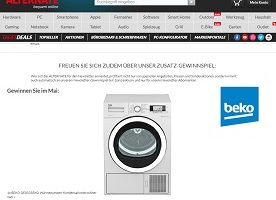 Beko Wäschetrockner Gewinnspiel, Alternate Gewinnspiel
