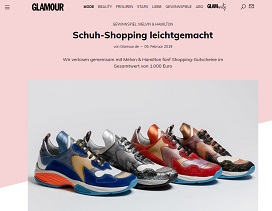 Melvin Hamilton Gewinnspiel, Glamour Gewinnspiel