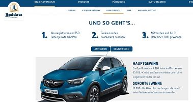 Landskron Code eingeben, Landskron Gewinnspiel