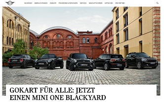 Mini One Blackyard Gewinnspiel, Mini Gewinnspiel