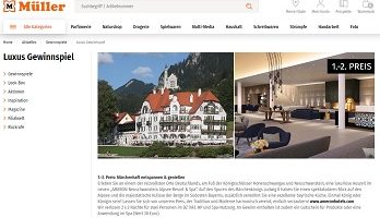 Allgäu Kurzurlaub Gewinnspiel, Müller Gewinnspiel