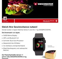 Apple Watch Gewinnspiel, Schweizer Käse Gewinnspiel