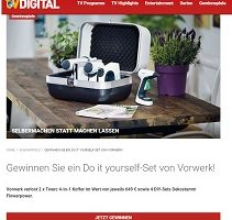 Twercs Werkzeugkoffer Gewinnspiel, TV Digital Gewinnspiel