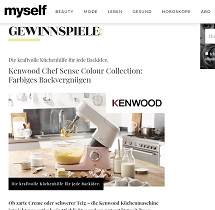 Kenwood Küchenmaschine Gewinnspiel, myself Gewinnspiel