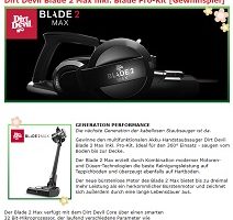 Dirt Devil Staubsauger Gewinnspiel, KinoNews Gewinnspiel