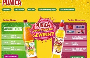 hol-dir-punica.de, Punica Kassenbon hochladen, Punica Gewinnspiel