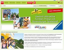 Ravensburger Spieleland Gewinnspiel, Ravensburger Gewinnspiel