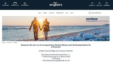 Nordsee Urlaub Gewinnspiel, engbers Gewinnspiel