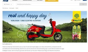 Elektro-Roller Gewinnspiel, real Gewinnspiel