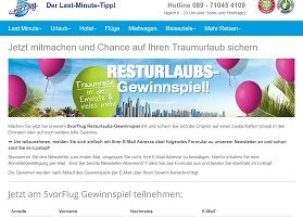 Dubai Reise Gewinnspiel, 5 vor Flug Gewinnspiel