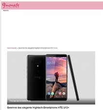 HTC U12+ Gewinnspiel, 9monate Gewinnspiel