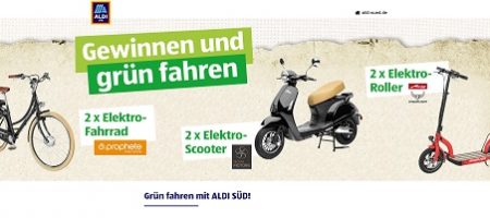 aldi-sued.de/gruen-fahren, Aldi Gewinnspiel, Aldi Süd Gewinnspiel