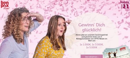 Bonprix Reise Gewinnspiel, Bonprix Gewinnspiel