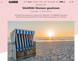 St. Peter Ording Urlaub Gewinnspiel, Glamour Gewinnspiel