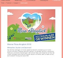 Manner Almhütte Gewinnspiel, Manner Gewinnspiel