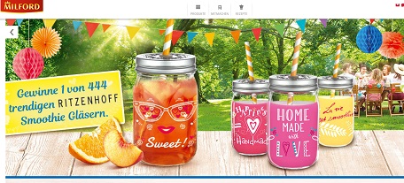milford.de/sommer, Milford Code eingeben, Milford Gewinnspiel