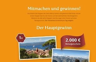 Holidaycheck Reisegutschein Gewinnspiel, Saint Albray Gewinnspiel