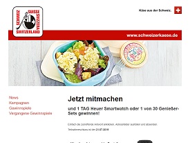 TAG Heuer Smartwatch Gewinnspiel, Schweizer Käse Gewinnspiel