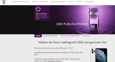 Apple iPhone 11 Gewinnspiel, Duftstars Gewinnspiel