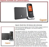 Gigaset Telefon Gewinnspiel, KinoNews Gewinnspiel