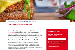 Napoleon Gasgrill Gewinnspiel, Rupp Gewinnspiel