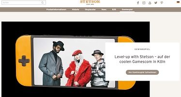 Gamescom Reise Gewinnspiel, Stetson Gewinnspiel