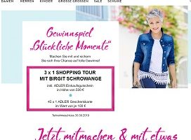 Adler Shopping Tour Gewinnspiel, Adler Gewinnspiel