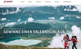 Kaltern am See Gewinnspiel, Maier Sports Gewinnspiel