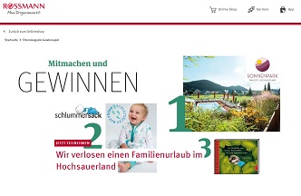 Hochsauerland Urlaub Gewinnspiel, Rossmann Gewinnspiel