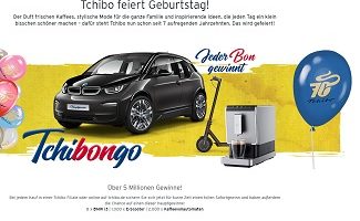 tchibo.de/tchibongo, Tchibo Code eingeben, Tchibo Gewinnspiel