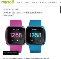 Fitbit Smartwatch Gewinnspiel, myself Gewinnspiel